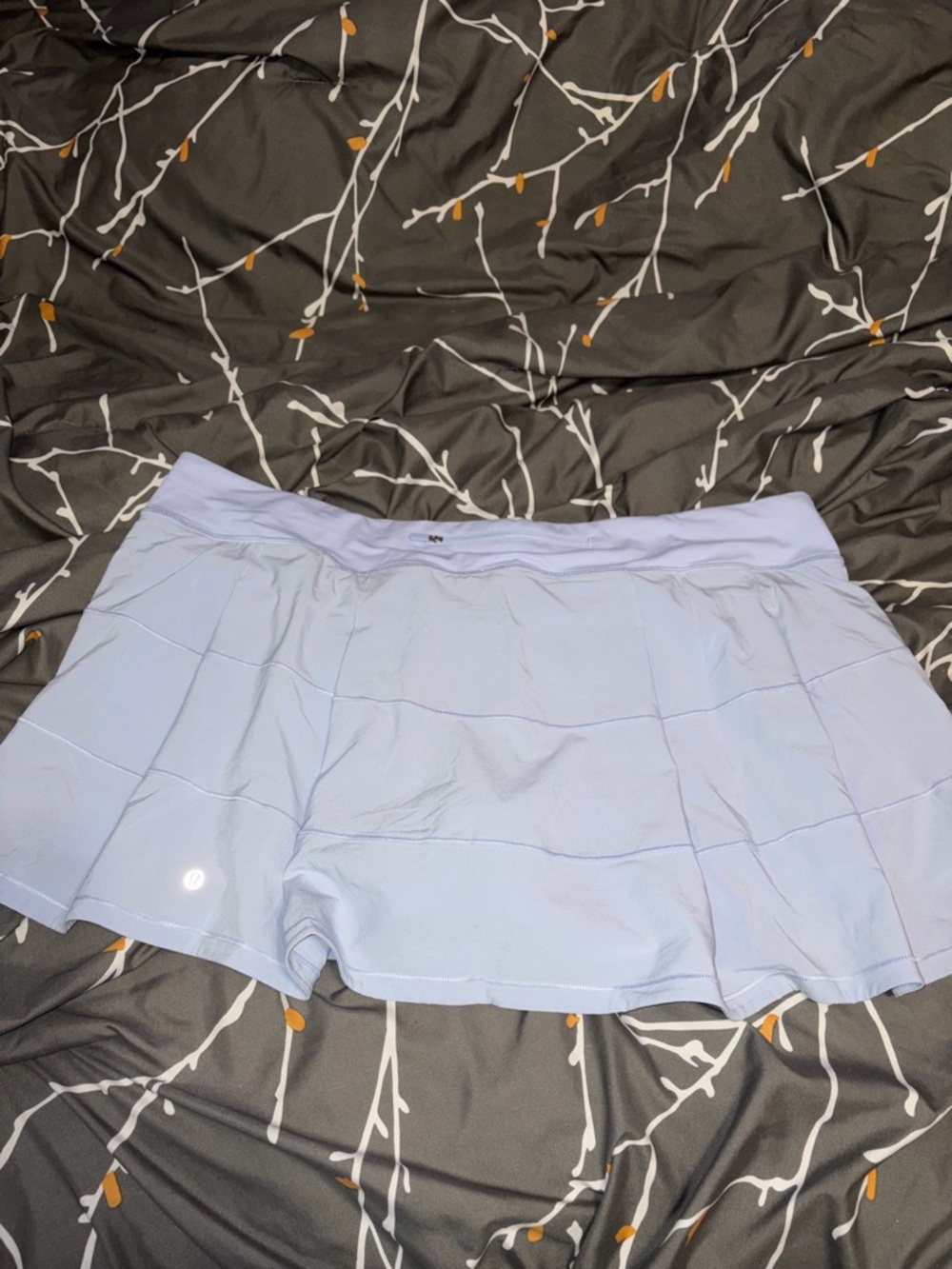 Lululemon Pace Rival Mid-Rise Skirt Long Pastel Blue Size 20 - Picture 4 of 12